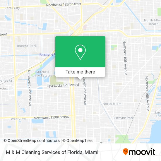 M & M Cleaning Services of Florida map