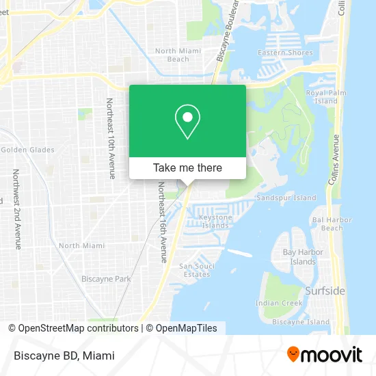Biscayne BD map