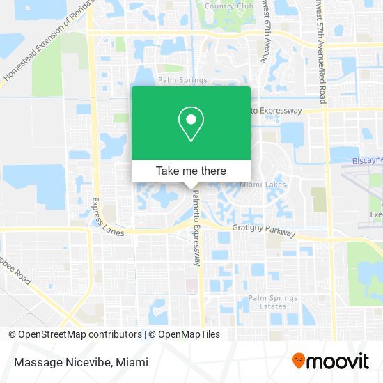 Massage Nicevibe map