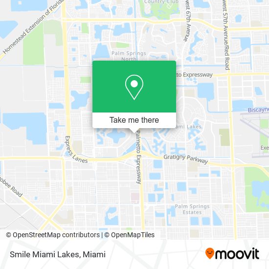 Smile Miami Lakes map