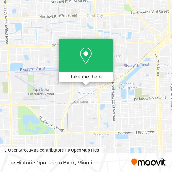 Mapa de The Historic Opa-Locka Bank