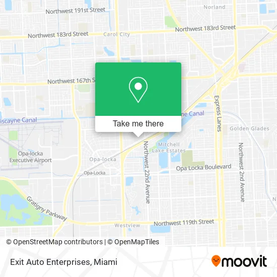 Exit Auto Enterprises map
