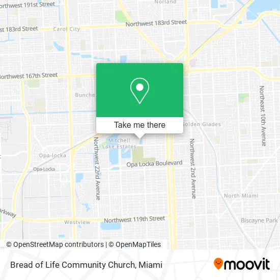 Bread of Life Community Church map