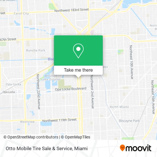 Otto Mobile Tire Sale & Service map