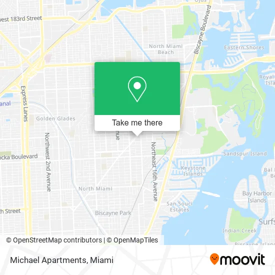 Michael Apartments map