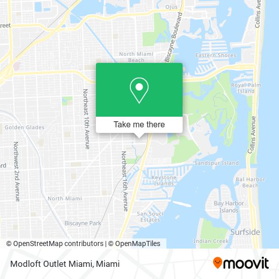 Modloft Outlet Miami map