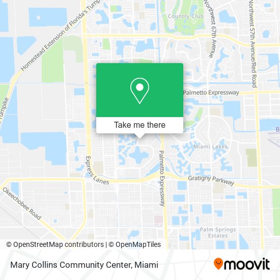 Mapa de Mary Collins Community Center