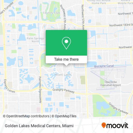 Golden Lakes Medical Centers map