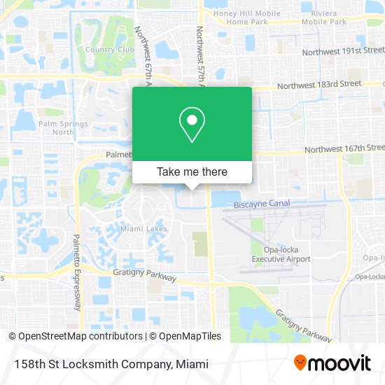 158th St Locksmith Company map