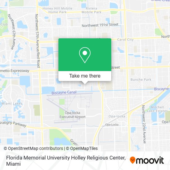 Florida Memorial University Holley Religious Center map