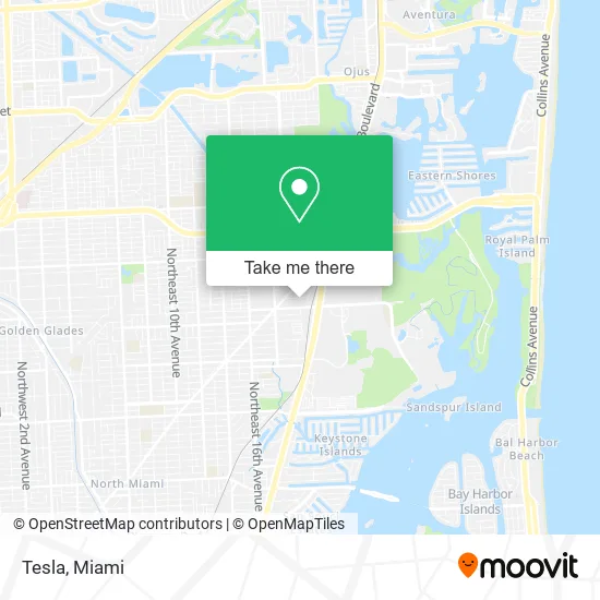 Tesla map