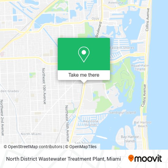 Mapa de North District Wastewater Treatment Plant