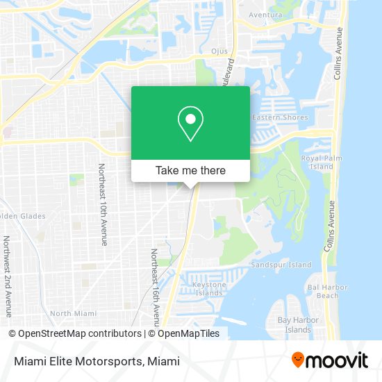 Miami Elite Motorsports map