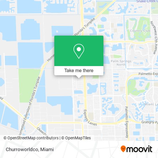 Mapa de Churroworldco