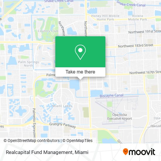 Mapa de Realcapital Fund Management