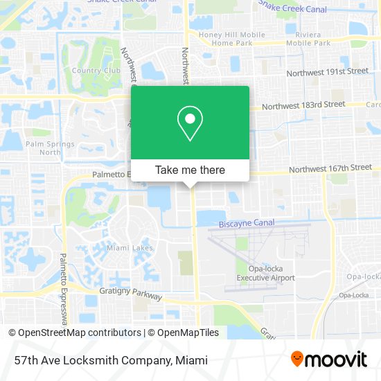 Mapa de 57th Ave Locksmith Company