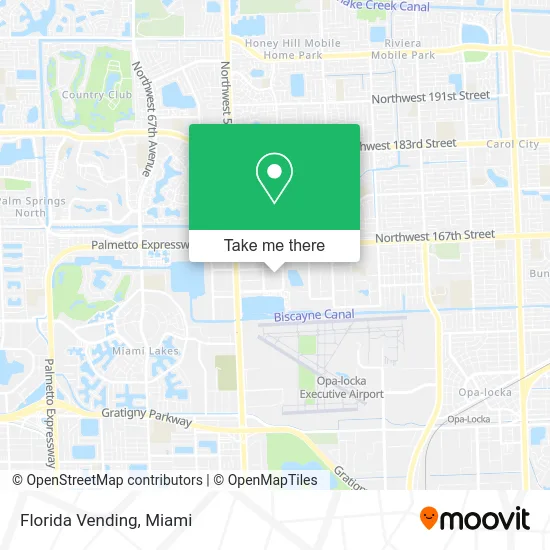 Florida Vending map