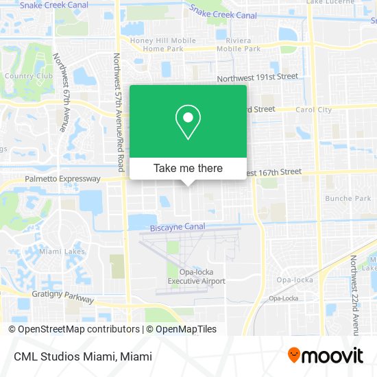 CML Studios Miami map