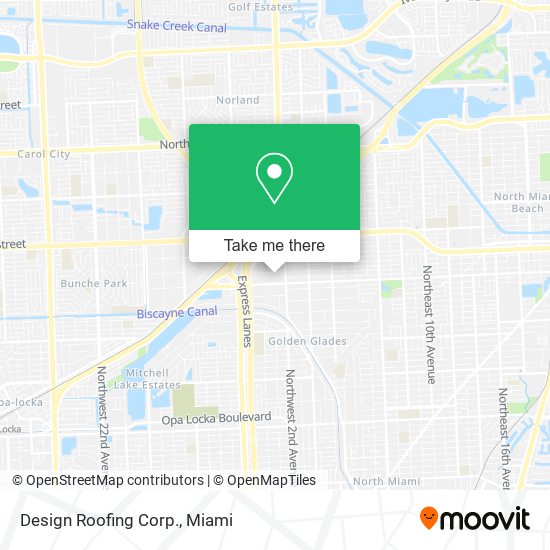 Design Roofing Corp. map