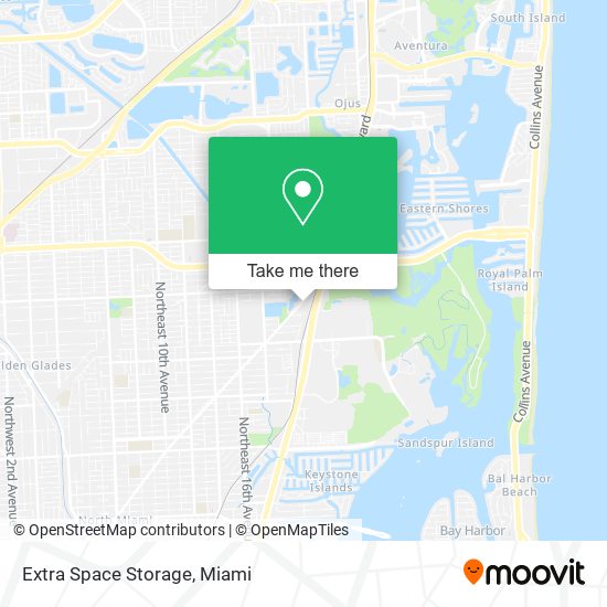 Mapa de Extra Space Storage