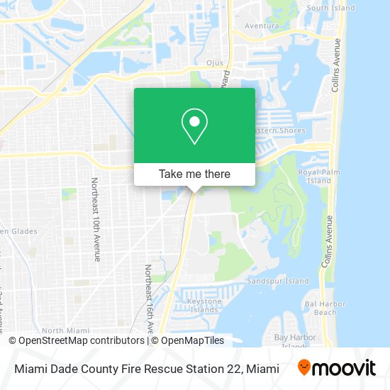 Miami Dade County Fire Rescue Station 22 map