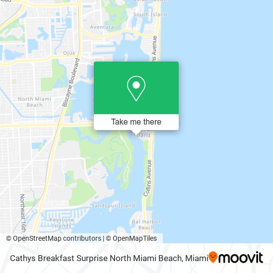 Cathys Breakfast Surprise North Miami Beach map