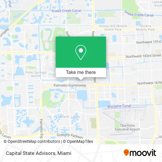 Mapa de Capital State Advisors