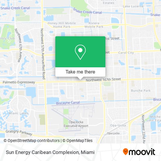 Sun Energy Caribean Complexion map