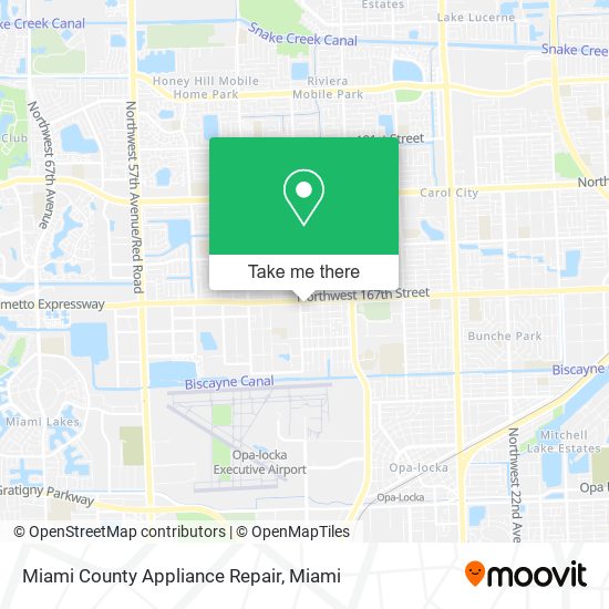 Miami County Appliance Repair map
