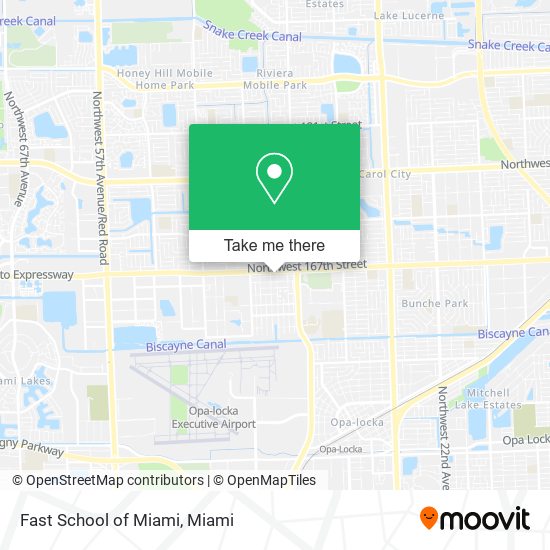 Mapa de Fast School of Miami