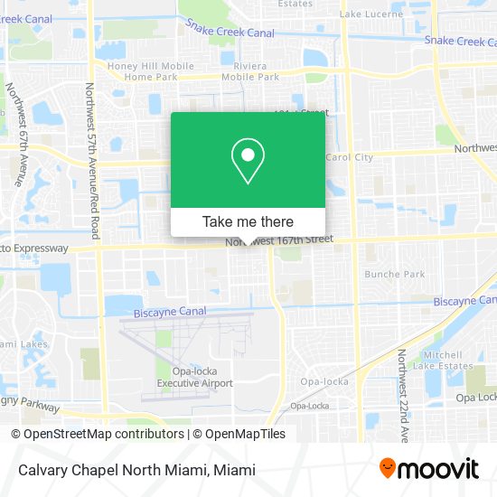 Calvary Chapel North Miami map