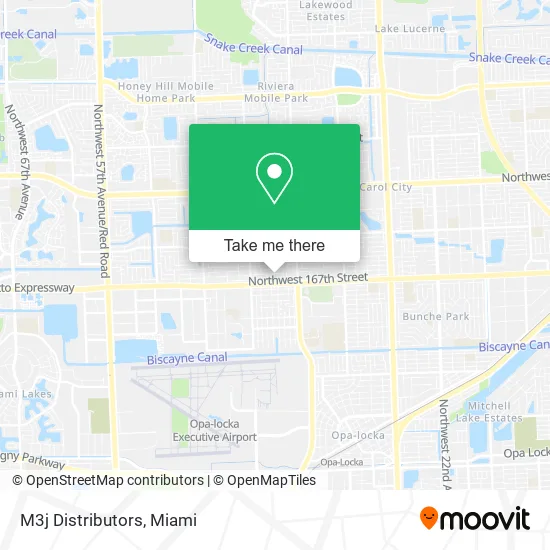 M3j Distributors map