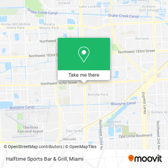 Mapa de Halftime Sports Bar & Grill