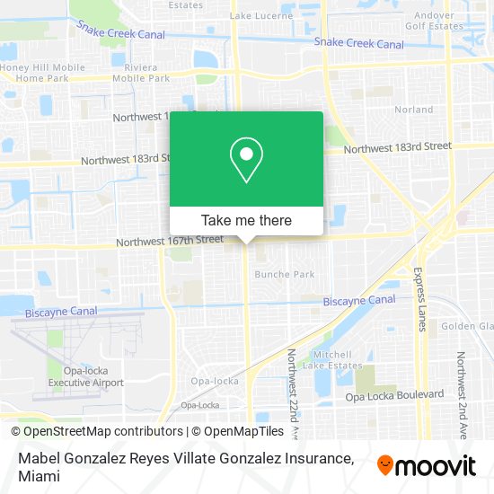 Mapa de Mabel Gonzalez Reyes Villate Gonzalez Insurance