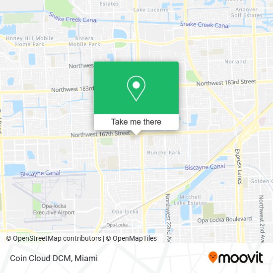 Coin Cloud DCM map