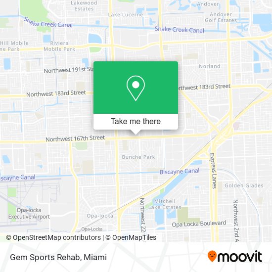Mapa de Gem Sports Rehab
