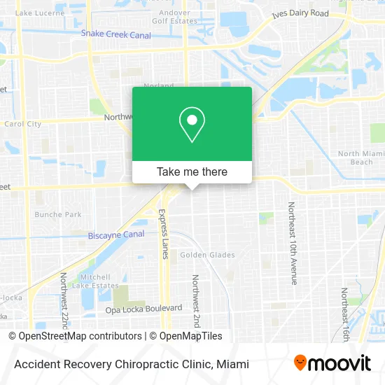 Accident Recovery Chiropractic Clinic map