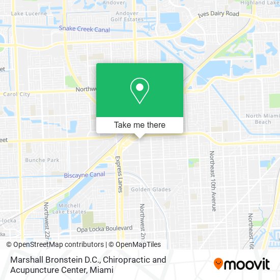 Mapa de Marshall Bronstein D.C., Chiropractic and Acupuncture Center
