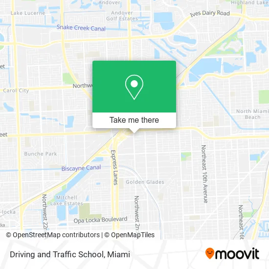 Mapa de Driving and Traffic School