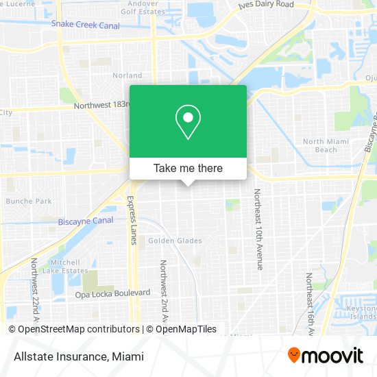 Allstate Insurance map