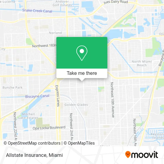 Allstate Insurance map
