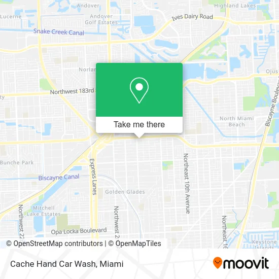 Cache Hand Car Wash map