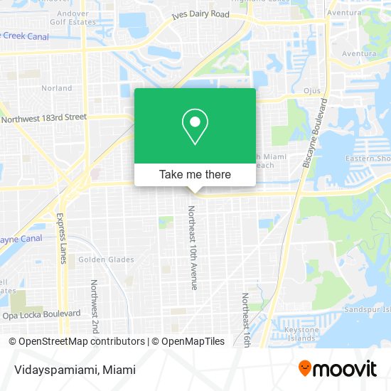 Vidayspamiami map