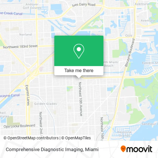 Comprehensive Diagnostic Imaging map