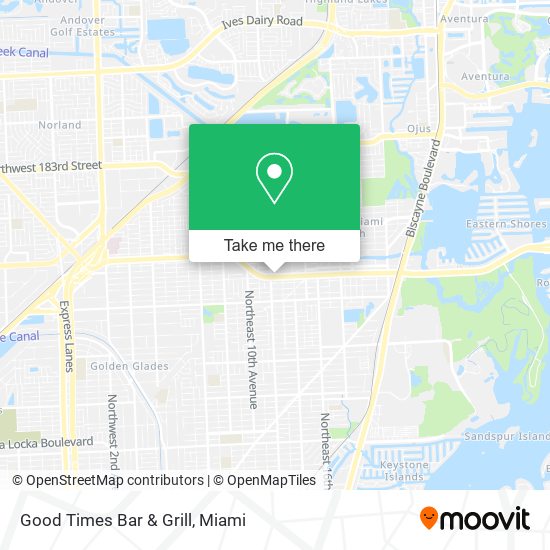 Good Times Bar & Grill map