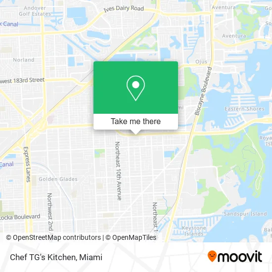 Chef TG's Kitchen map