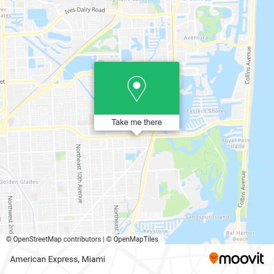 American Express map