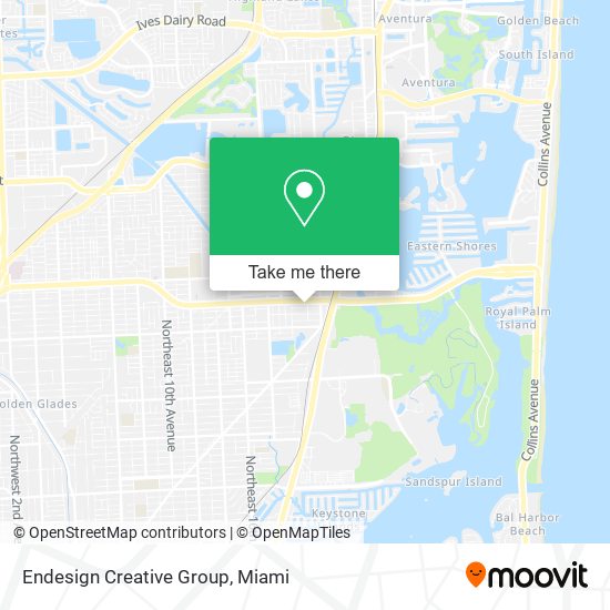Endesign Creative Group map