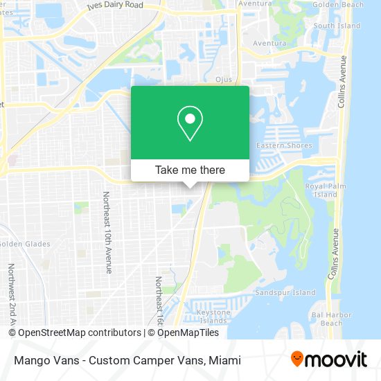 Mapa de Mango Vans - Custom Camper Vans