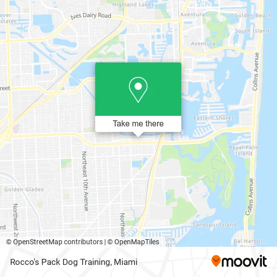 Rocco's Pack Dog Training map